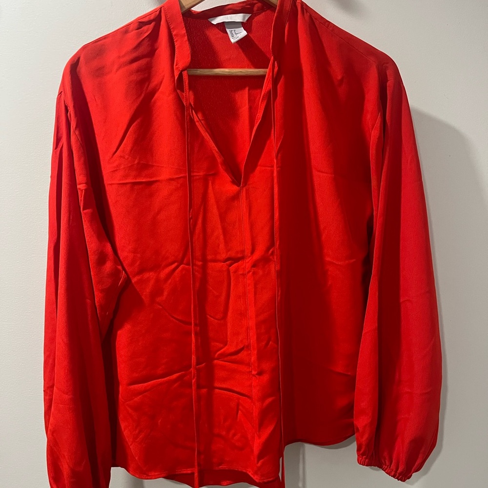 H&M Red Blouse
